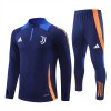 Juventus Trenings Collegegenser 2024-25 Kvart-Zip Navy - Herre